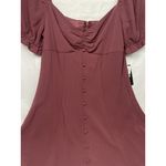 City Studio Sweetheart Neckline Fit & Flare Dress Mauve Rose Pink Large Photo 8