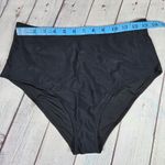 Aerie Black High Waisted Bikini Bottom Swimsuit Size L Photo 7