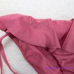 Seafolly NEW Ruffled Side-Tie Hipster Bikini Bottom Swimwear in pink, US size 8 Photo 5