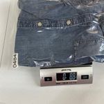 Thread & Supply women's blue denim lightweight medium wash button pocket shirt L Size L Photo 6