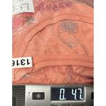 st. john's bay Women Large Orange Floral Sequins Shirt Casual Summer Vacation Photo 5