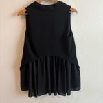 Elizabeth and James  Sleeveless Black Blazer Vest Size Small Photo 2