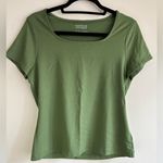 Adrienne Vittadini  Olive Green Top Photo 0