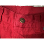 Calvin Klein Vintage VTG Made in US Red Jeans Size 10 Women's Photo 2