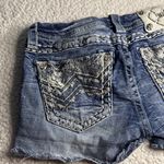 Miss Me  Blue Jean Shorts with Embellishments Photo 6