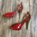 Colin Stuart  size 6.5 M red heels Photo 1