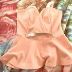 Charlotte Russe Baby pink peplum top nwt Photo 0