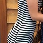 Monteau Black And White Stripe Dress Photo 1