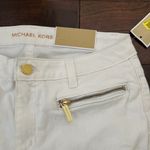 MIchael Kors “Izzy” cropped skinny white jeans size 6 Photo 3