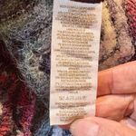 Free People  Chevron Crochet Knit Long Sleeve Mini Dress Boho Festival Sz M💛 Photo 9