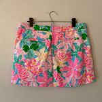 Lilly Pulitzer Colette Skort Colorful Floral Mini Bright Preppy Women's size 12 Photo 6
