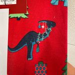 Dinosaur Christmas Red Pajama Long Sleeve Top for Women Large Photo 1