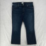 Citizens of Humanity  Isola Mid Rise Cropped Boot Jean Stretch Dark Wash Size 32 Photo 1