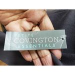 Petite Covington Essentials Blazer Jacket Women's S Gray Lined Single Breasted Photo 5