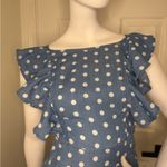 DO+BE  Blue Polka Dot Jumpsuit Size Small.  #174 Photo 5