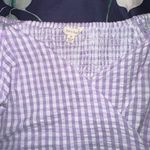 Sim & Sam Gingham Crop Top Photo 2