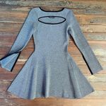 C/MEO COLLECTIVE C/Meo Elision Knit Long Sleeves Cutout Fit & Flare Dress - Sz XS 💚🎀 Photo 0