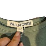 Wall Flower Olive Green Sleeveless High Neck A-Line Casual Dress Women Sz S Photo 3