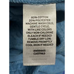 BP . Womens Jogger Shorts Blue Pocket Mid Rise Pull On Elastic Waist Terry XS New Photo 7