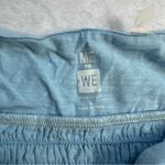 Me to We  Echo Park Tank Top in Light Blue Size Large Smocked Spaghetti Straps Photo 4