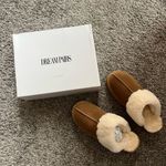 Dream Paris NWOT Dream Pairs Faux Fur Brown and Tan Platform Slippers with Box Photo 0