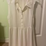 Urban Outfitters White mini sheer Dress Photo 0
