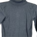 Tommy Hilfiger  Stella Navy Turtleneck Button Cuff Sweater XS Photo 2