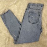 ZARA  Super Ripped Baggy Distressed‎ Light Washed Jeans Size 6 Photo 3
