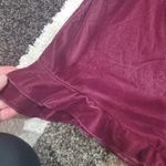 Victoria's Secret Burgundy velvet like material romper by Victoria Secret size xs fits lik… Photo 6