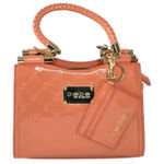 Bebe  Dana Monogram Top Handle Crossbody Braided Straps NWT NEW Photo 0