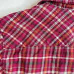 Columbia Snowy Nook Pink Cotton Flannel Plaid Western Snap Casual Shirt Top S Photo 9