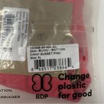 Stone Fox Swim Bijou Strappy Thong Bikini Bottom Sunset Pink High Cut Size XL Photo 9