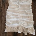 Mergim Magda Bridal One Shoulder Dress White Size 2 US Size Medium *No Belt* Photo 8