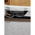 Bloomchic Striped Print Raglan Sleeve Button Up T-shirt Size 18/20 2X NWT Photo 5