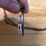 Prince Artist Music Icon Glass Dome Pendant Necklace Bronze Chain Music Artist Brown Photo 3