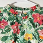 THML  Green Size XS Floral Shift Knee Length Sleeveless Dress Photo 9