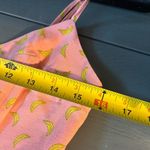 ZARA Pink/Yellow Banana Print Shorts Romper | Women’s Size XS Photo 10