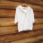 Club Monaco Terry Hoodie Pullover Top Photo 4