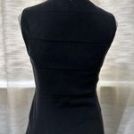 Lilly Pulitzer Cozy Reversible Zip Up Vest Black / White Sides Sz XS Extra Small Photo 3