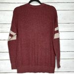 American Eagle  Varsity Stripe Henley Pullover Sweater Size Medium Photo 1