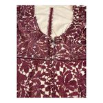 Angel Biba Angel Biba Burgundy Ombre Lace Cut-Out Overlay Dress Size 8 Photo 8