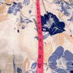 Free People 🏷️  Bella Printed Tunic Dress XS Blue White Flower Vneck Longsleeve Photo 7