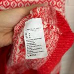 American Eagle NWT  Winter Nordic Holiday Patterned Cropped Knit Sweater Size M Photo 7