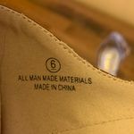 Lulu's Lynnie High Heels 6 Cognac Brown Square Toe Ankle Strap Stilettos Sandles Photo 3