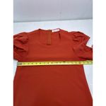 See By Chloe SEE BY CHLOÉ Ruched Sleeve Mini Shift Dress in Pepper Red. Size 38 or US 6 Photo 7