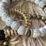 Beaded I Love You Bracelet Trio 🎅🏼Great Stocking Stuffer Gold Photo 6