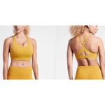 Athleta  Advanced Sports Bra "Oxidized Yellow" Bright Citron green plus size 34DD Photo 1