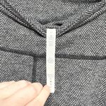 Lululemon  Pants Women Size 10 Wunder Crop Black Gray Heathered Leggings Athletic Photo 4