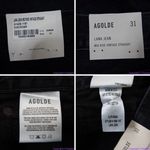 AGOLDE NEW  disorder LANA MID‎ RISE FULL LENGTH STRAIGHT, 31 Photo 16