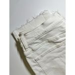 Madewell NWT The 90s Straight Crop Jeans Tile White Raw Hem High Rise Size 32 Photo 8